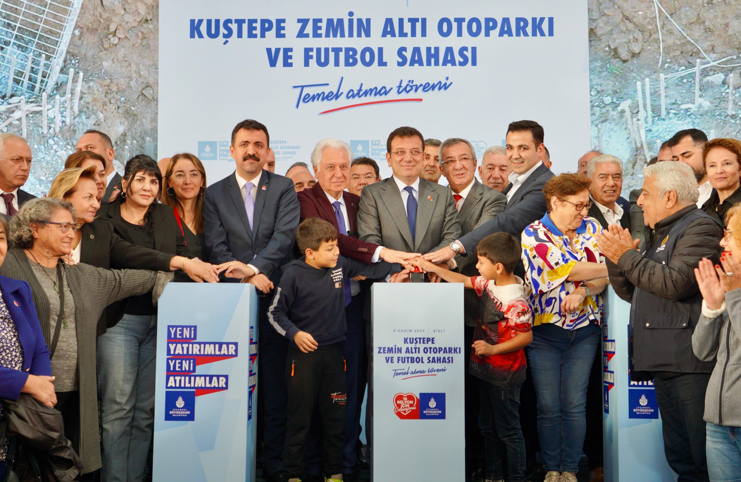 ‘KUŞTEPE ZEMİNALTI OTOPARKI VE FUTBOL SAHASI’NIN TEMELİ ATILDI