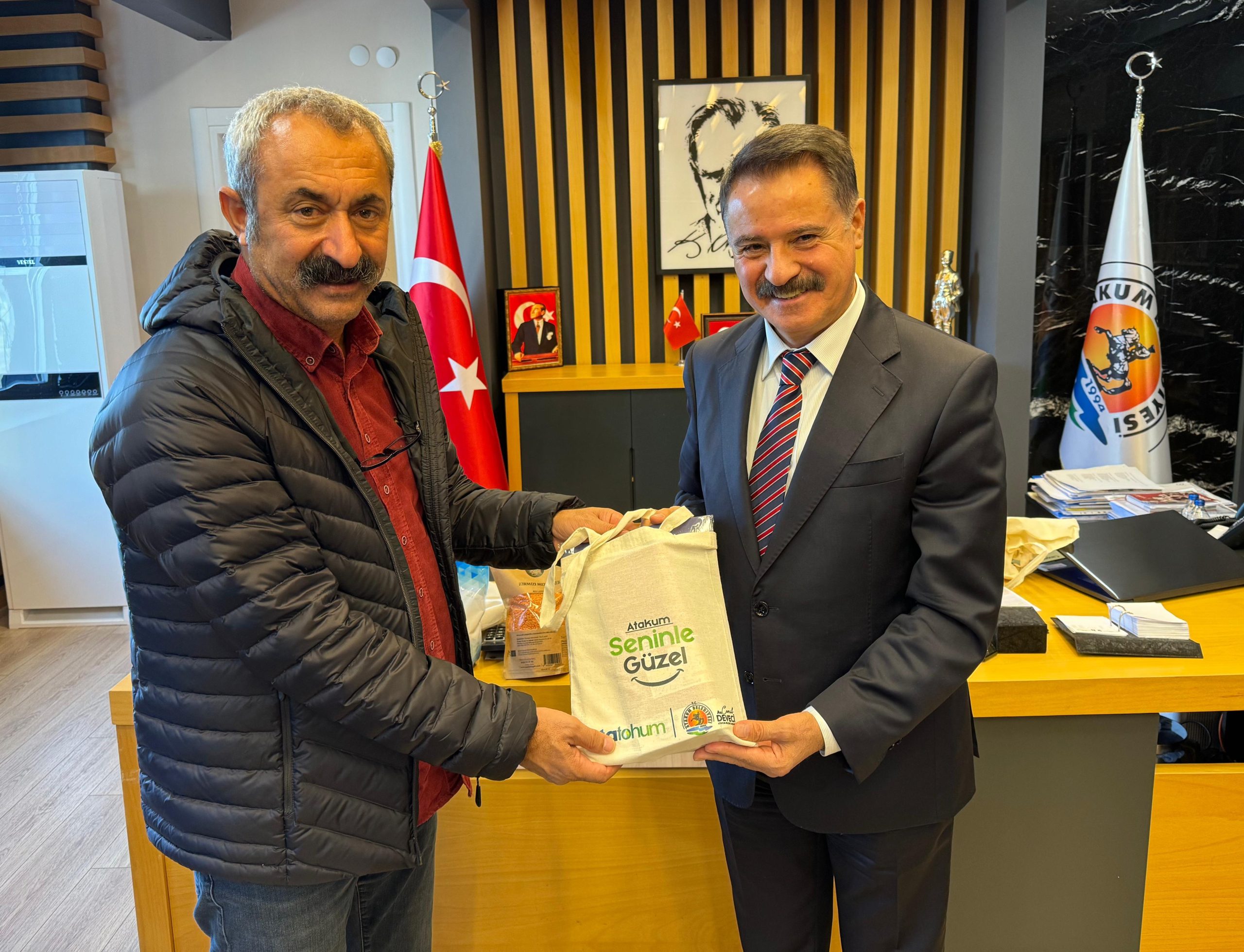 Ovacık’ın doğal ürünleri şimdi Atakum’da