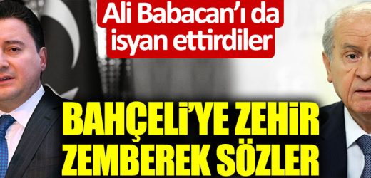 Ali Babacan’dan Devlet Bahçeli’ye: “Krizlerin ortağı: 1999’dan beri”