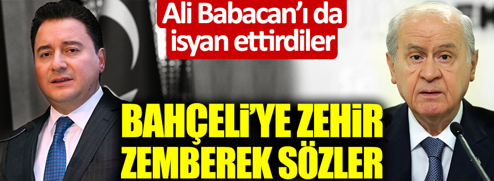 Ali Babacan’dan Devlet Bahçeli’ye: “Krizlerin ortağı: 1999’dan beri”