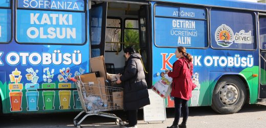 Atakum Belediyesi’nden Katık Otobüsü ile geri dönüşüm atağı