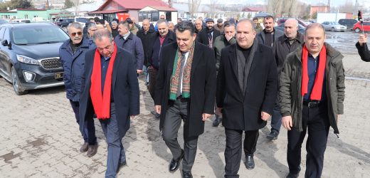 BAŞKAN DEMİR VE CHP HEYETİNDEN SANAYİ ESNAFINA ZİYARET