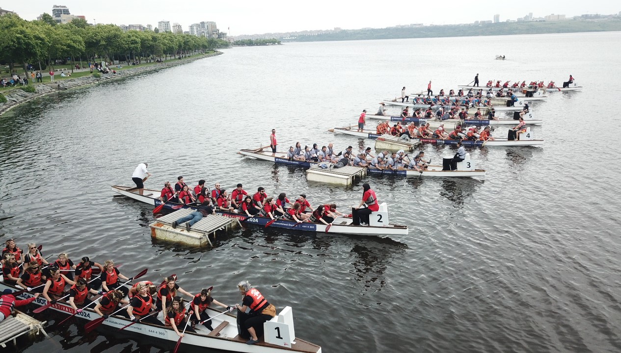 KÜÇÜKÇEKMECE’DE DRAGON BOAT YARIŞLARI NEFESLERİ KESTİ  19 MAYIS’TA KÜÇÜKÇEKMECE GÖLÜ’NDE DRAGON HEYECANI