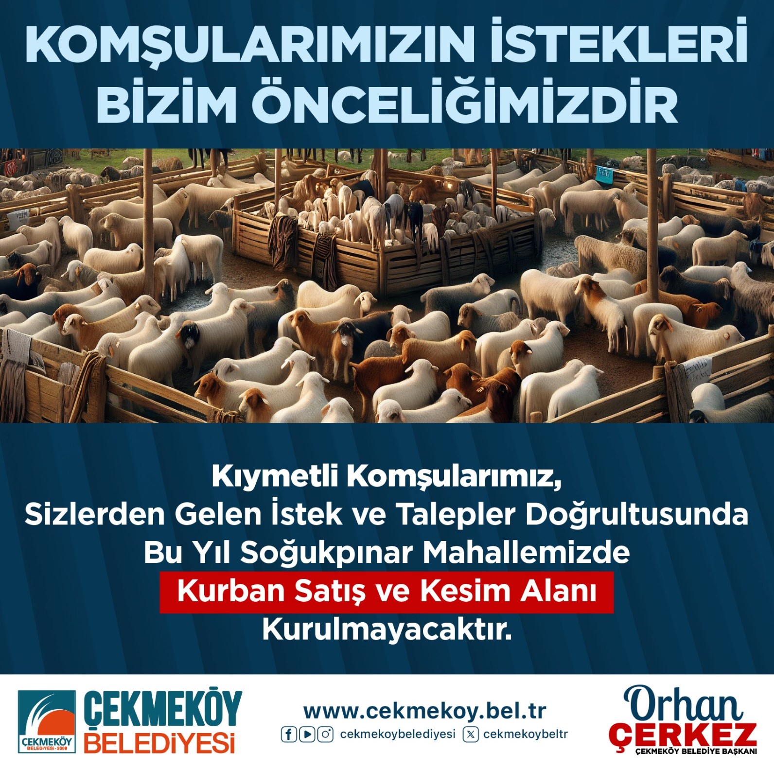 BAŞKAN ÇERKEZ, HALKIN SESİNİ DİNLEDİ!