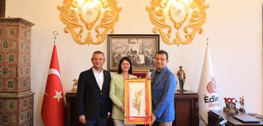 ÖZEL VE İMAMOĞLU’NDAN EDİRNE BELEDİYE BAŞKANI AKIN’A ‘KIRKPINAR’ ZİYARETİ