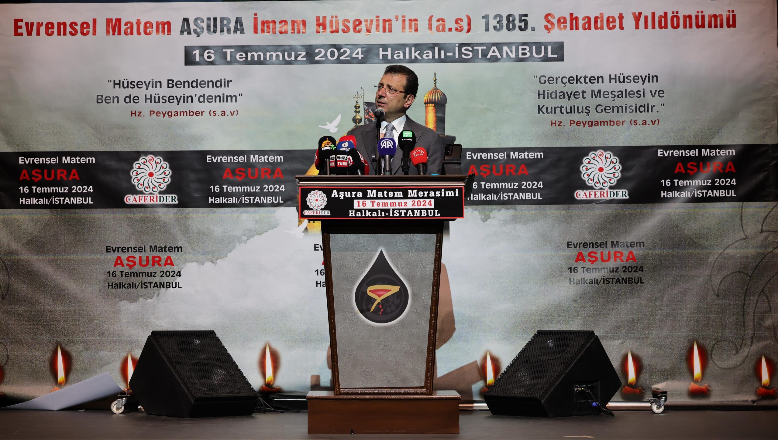 İMAMOĞLU: BU MÜBAREK AY, BİZE ZALİME KARŞI MAZLUMUN YANINDA OLMANIN, CESARETLE HAKLININ YANINDA DURMANIN ONURUNU HİSSETTİRİR