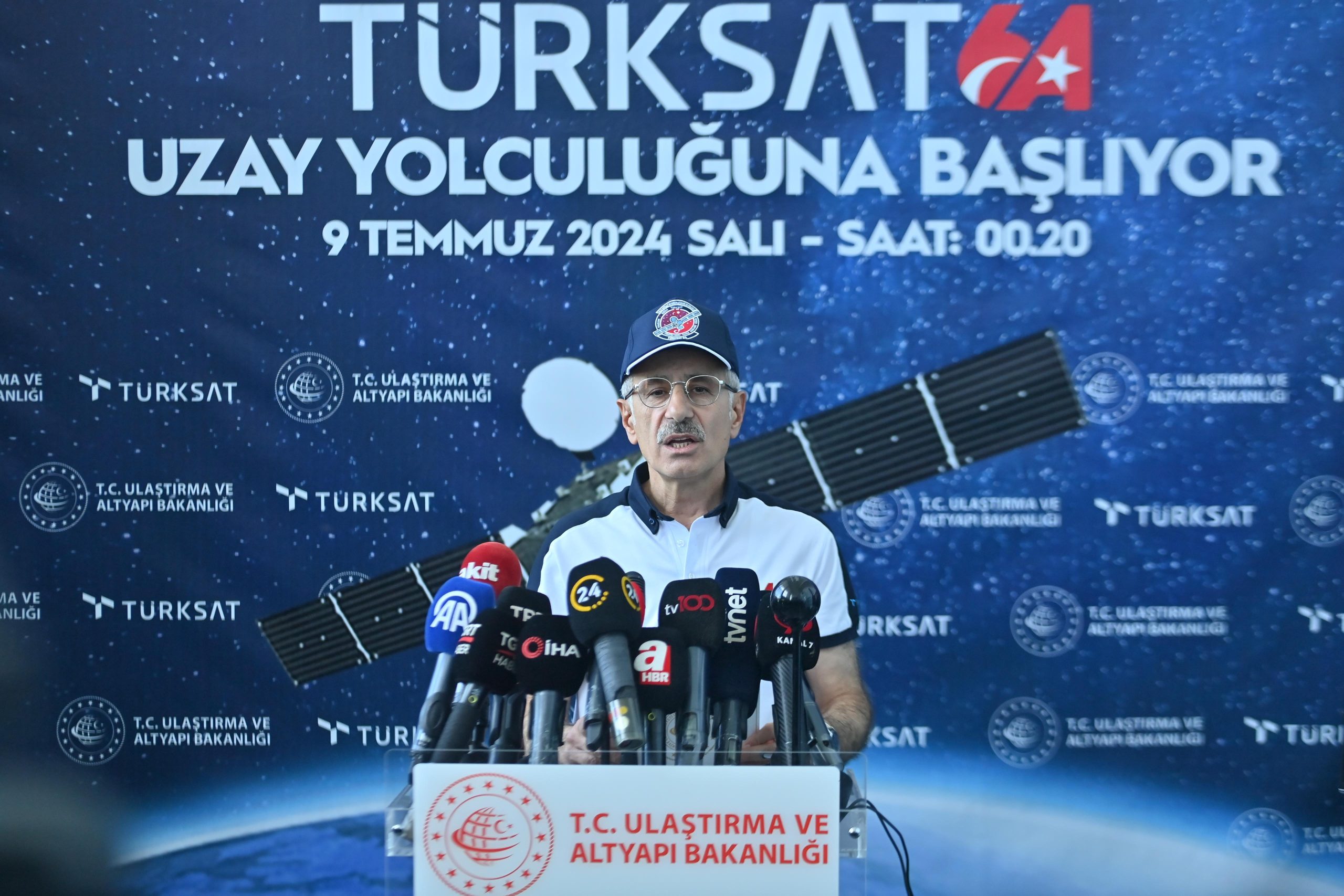 MİLLİ GURUR TÜRKSAT 6A’NIN UZAY YOLCULUĞU YARIN BAŞLIYOR  9 TEMMUZ SAAT 00.20