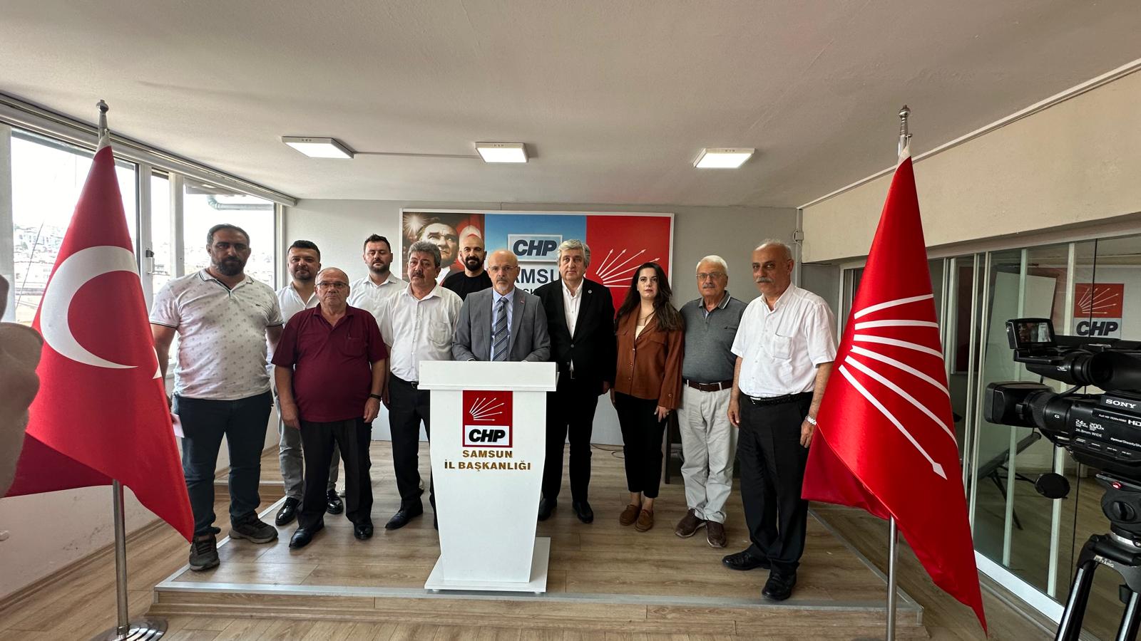 CHP. SAMSUN İL BAŞKANLIĞINDAN BASINA VE KAMUOYUNA