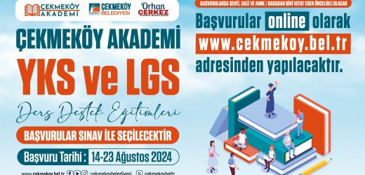 Çekmeköy Belediyesi’nden Öğrencilere Büyük Destek: YKS ve LGS Kurslarına Başvurular Başladı