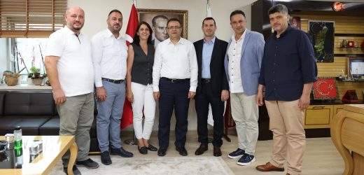 Başkan Gökçe´ye Nezaket Ziyaretleri Sürüyor