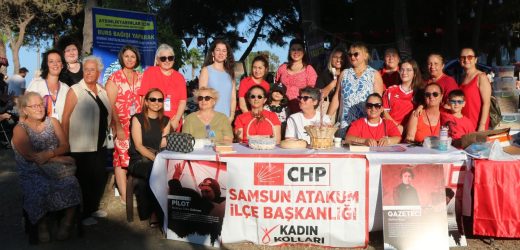 Emekçi kadınlar Atakum Sahili’nde buluştu
