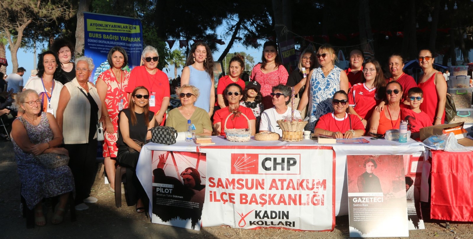 Emekçi kadınlar Atakum Sahili’nde buluştu