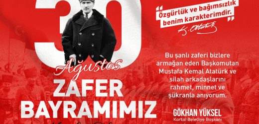 Kartal’da 30 Ağustos Zaferi Gururla Kutlanacak