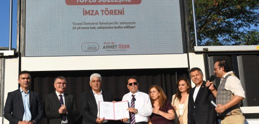 Esenyurt Belediyesi’nde Davullu Zurnalı Toplu Sözleşme Sevinci