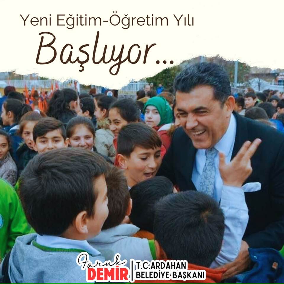 ARDAHAN BELEDİYE BAŞKANI FARUK DEMİR’DEN YENİ EĞİTİM-ÖĞRETİM YILI MESAJI