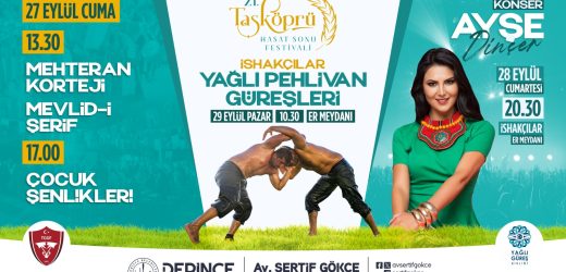 Taşköprü Hasat Sonu Festivali Başlıyor