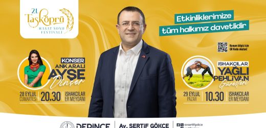 Derince Belediyesi, 21. Taşköprü Hasat Sonu Festivali’ne Hazırlanıyor