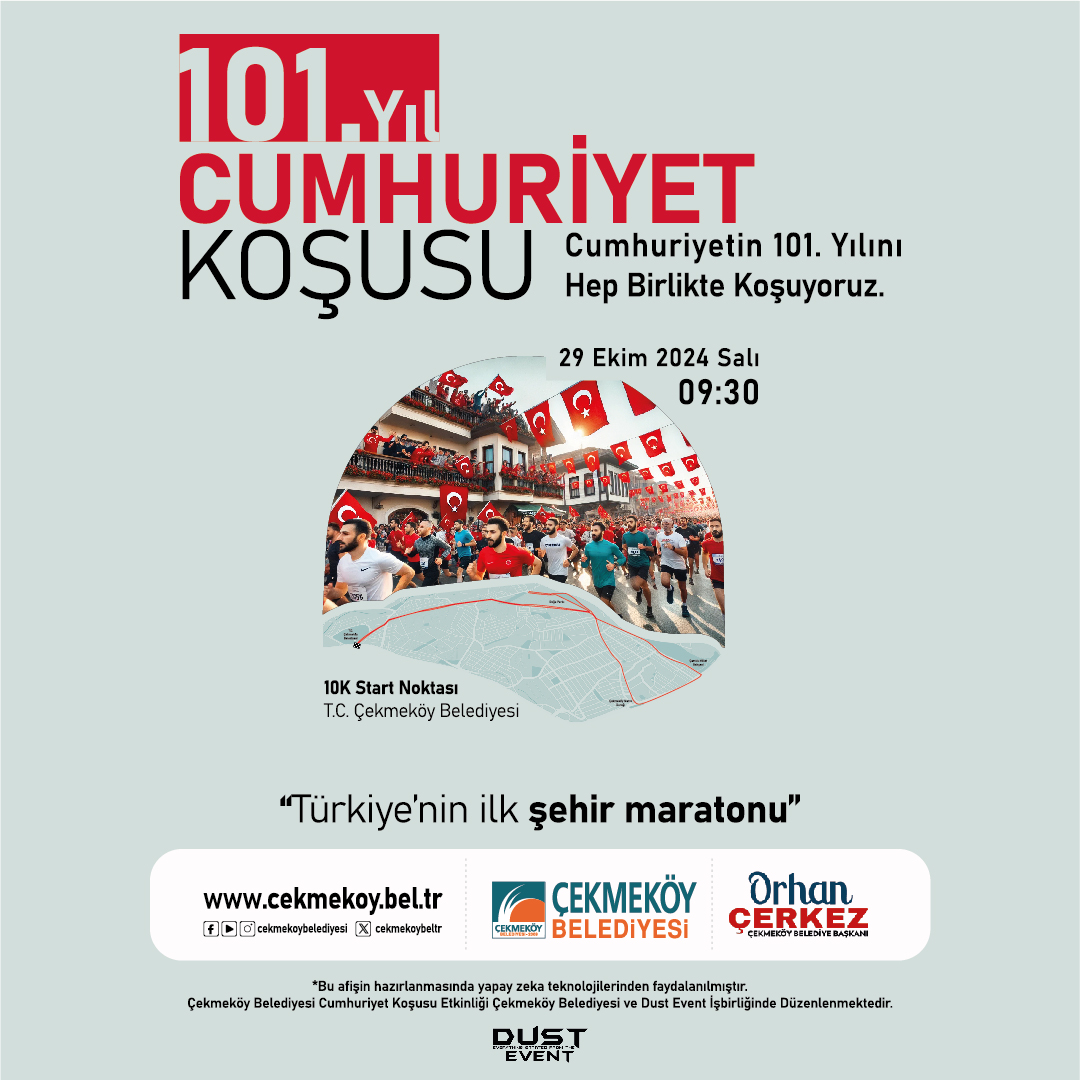 TÜRKİYE’NİN İLK ŞEHİR MARATONU ÇEKMEKÖY’DE KOŞULACAK