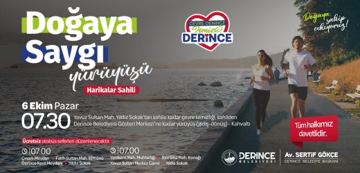 Derince’de Doğaya Saygı Yürüyüşü ve Temiz Çevre Etkinliği