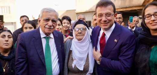 TBB BAŞKANI EKREM İMAMOĞLU, SEÇİLMİŞ MARDİN  BÜYÜKŞEHİR BELEDİYE BAŞKANI AHMET TÜRK’Ü ZİYARET ETTİ