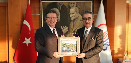 Başkan Aksu’dan Başkan Mutlu’ya ziyaret