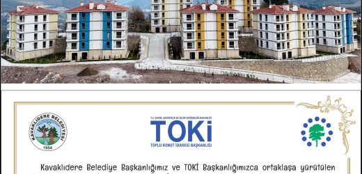 KAVAKLIDERE 8. ETAP (ÇAMLIBEL 1.ETAP) TOKİ Konutlarımızın Anahtar Teslim Programı