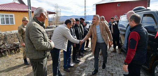 Vali Hayrettin Çiçek’in, köy ziyaretlerini 7 köyde sürdürdü