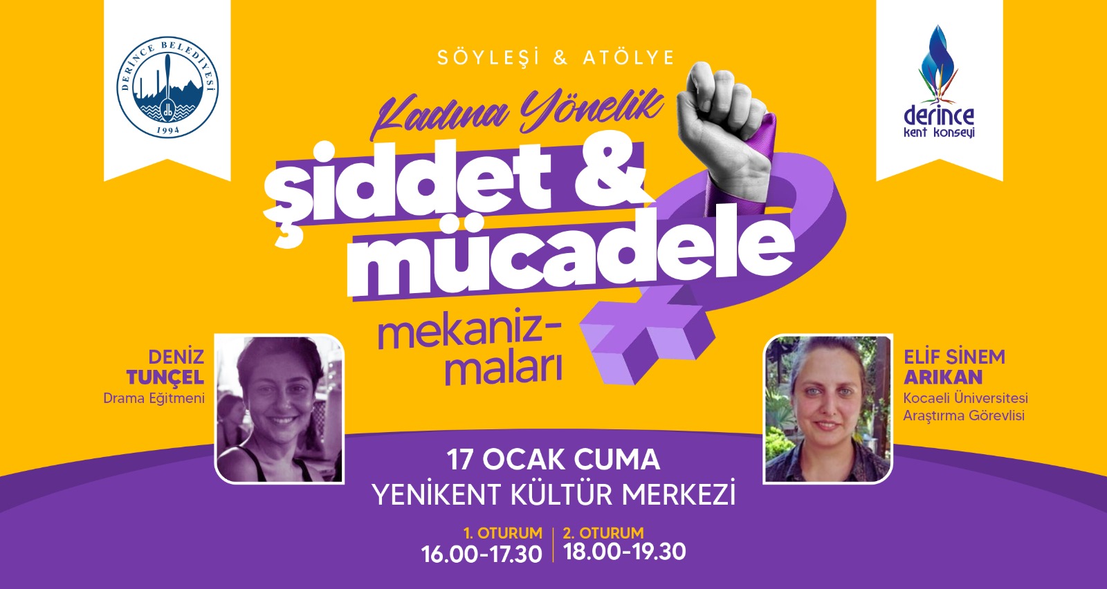Derince’de Kadına Yönelik Şiddetle Mücadele Konulu Söyleşi