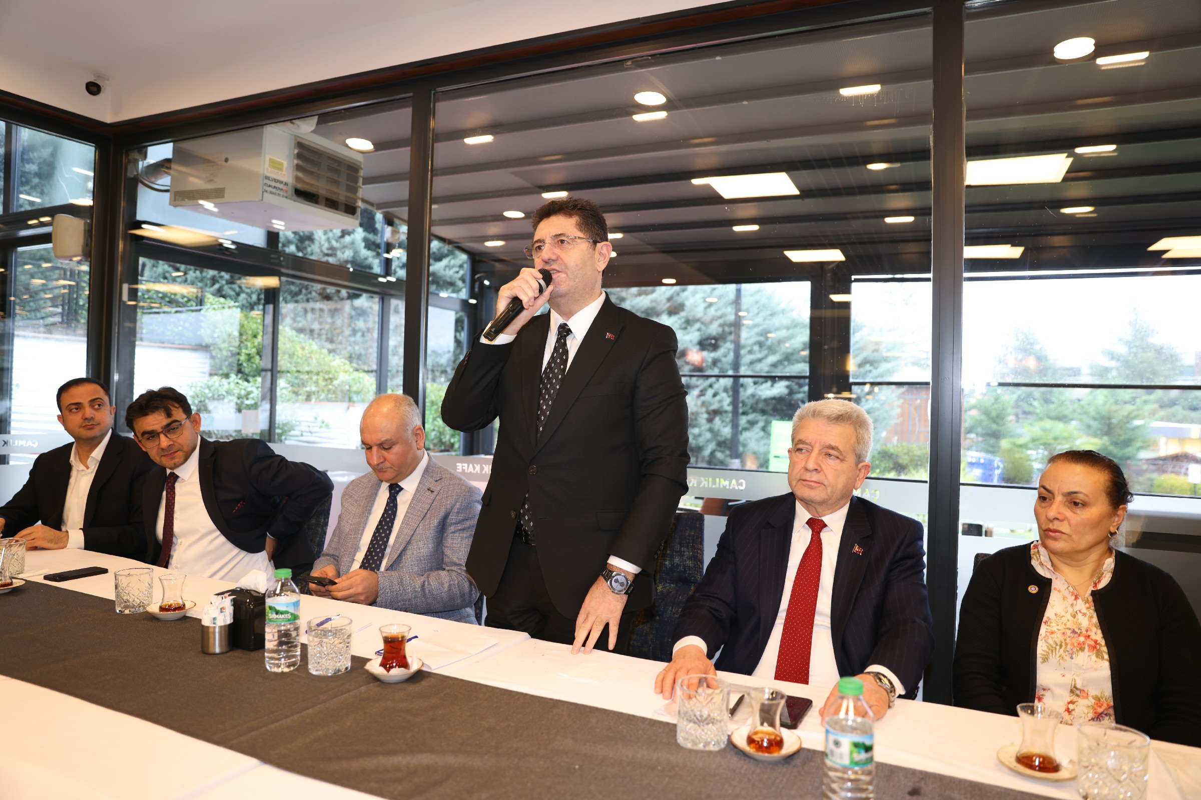 BAŞKAN ÇERKEZ, DİN GÖREVLİLERİ İLE BİR ARAYA GELDİ