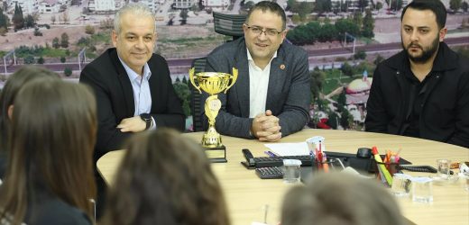 Başkan Gökçe, Şampiyonları Ağırladı