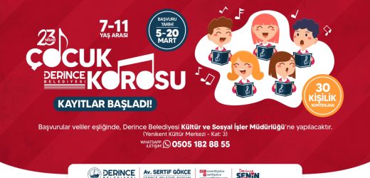 23 Nisan Çocuk Korosu Kayıtları Başladı