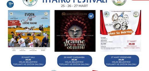 MİLAS BELEDİYESİ’NDEN TİYATRO FESTİVALİ