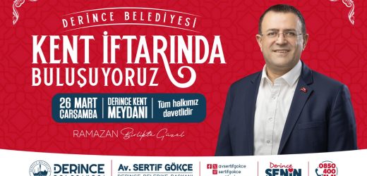 Derinceliler Kadir Gecesi’nde Kent İftarı’nda Buluşacak