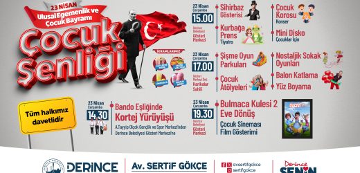 23 Nisan Coşkusu Derince’de Yaşanacak