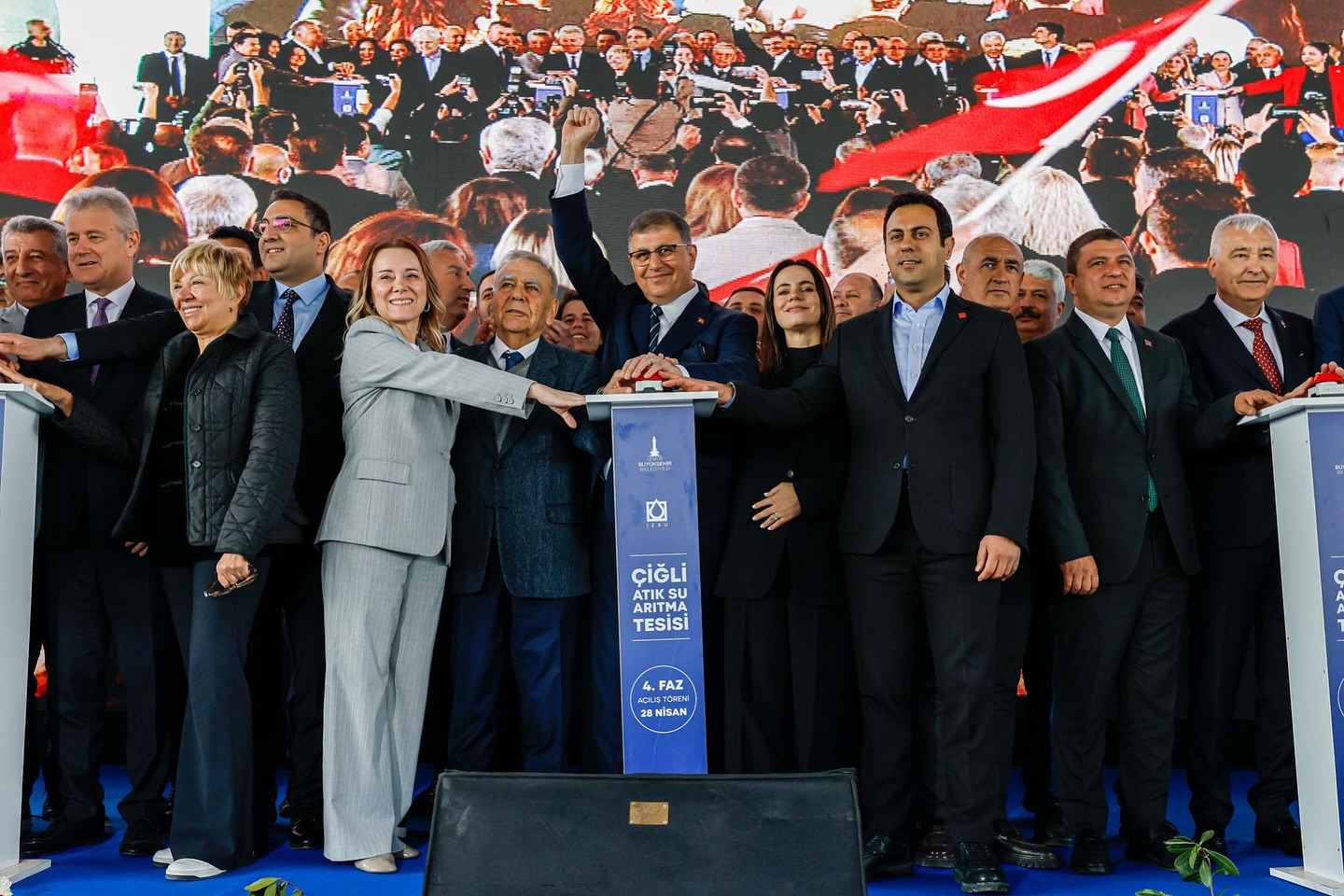 ÇİĞLİ ATIK SU ARITMA TESİSİ HİZMETE GİRDİ.