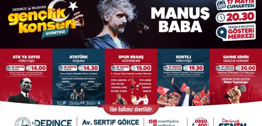 Derince’de 19 Mayıs Coşkusu Üç Gün Sürecek Etkinliklerle Kutlanacak