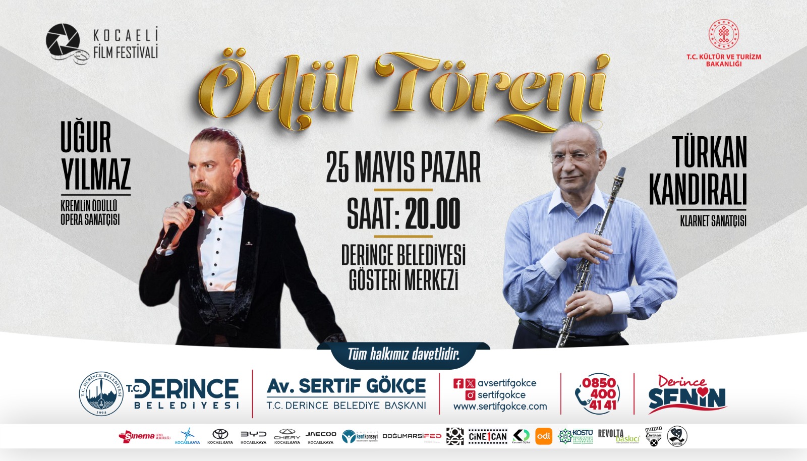 Beyaz Perdenin Kalbi Derince’de Atacak