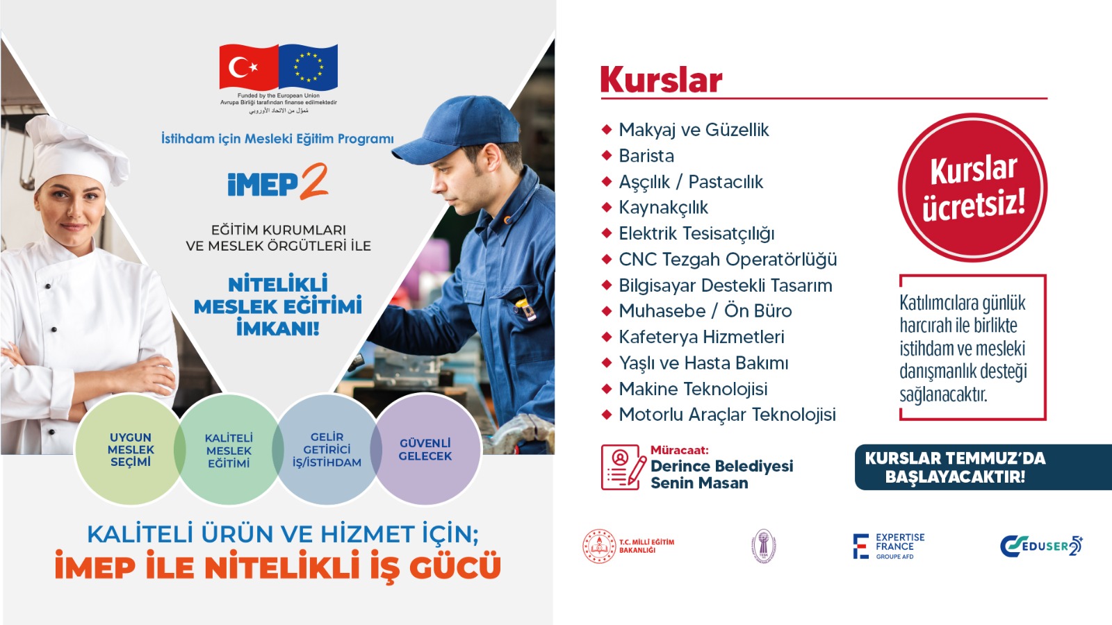 Derince’de Nitelikli İş Gücü İçin Yeni Adım