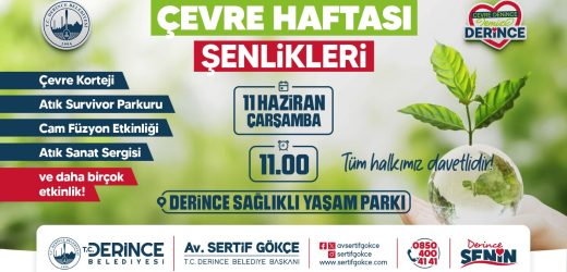 Derince’de Çevre Haftası Şenlikleri