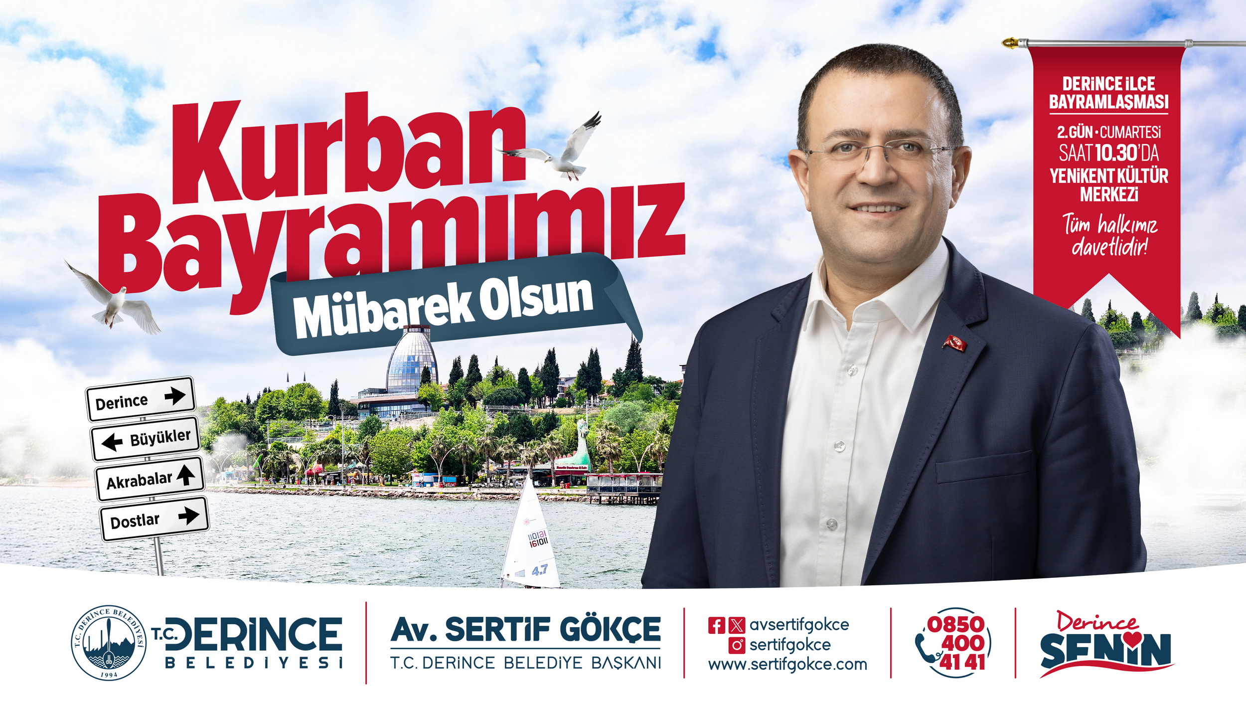 Derince’de Bayramlaşma İkinci Gün