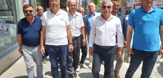 CHP. Konya İl Başkanı. Bekir Yaman İlçe Başkanlarıyla Halkla Buluştu