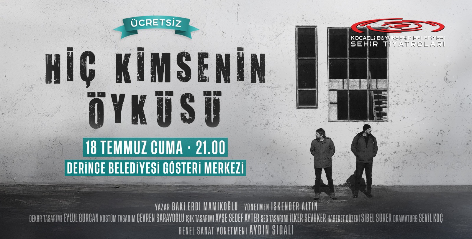 Hiç Kimsenin Öyküsü Derincelilerle Buluşacak