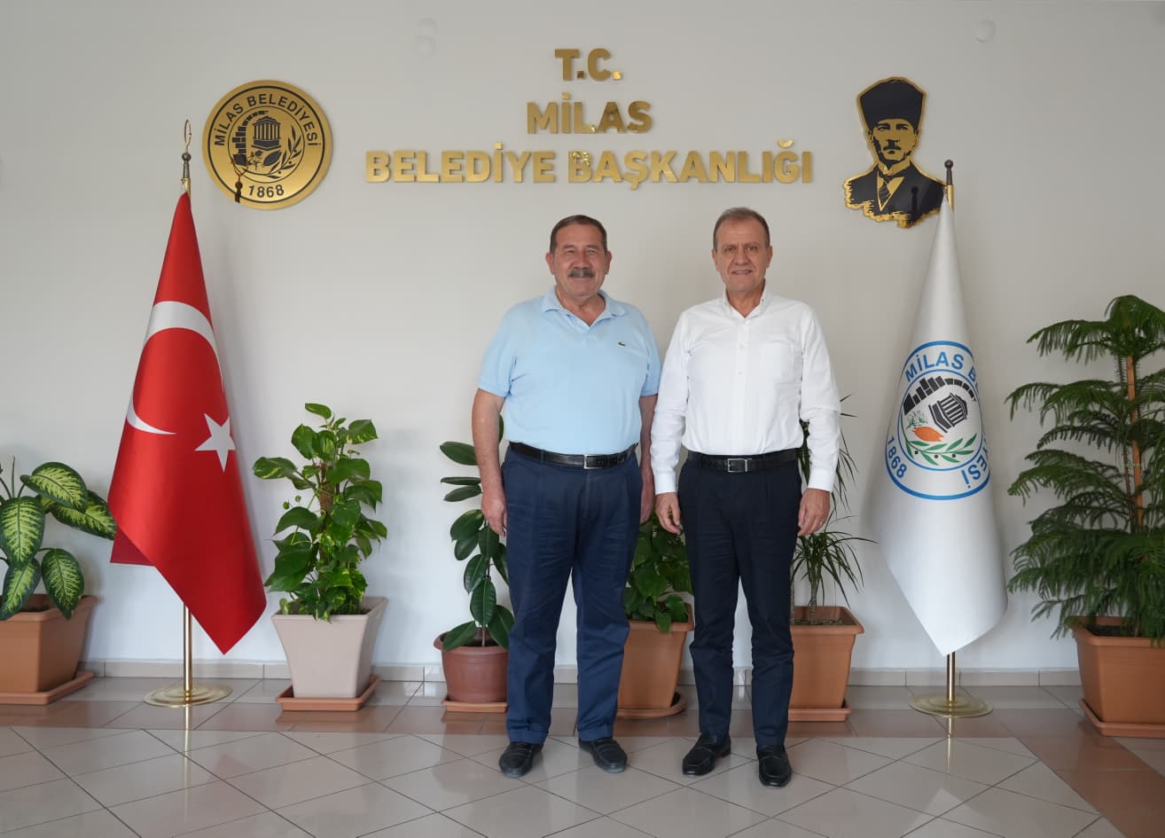 BAŞKAN SEÇER BAŞKAN TOPUZ’U MAKAMINDA ZİYARET ETTİ