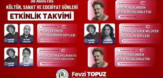 KÜLTÜR, SANAT VE EDEBİYAT’IN KALBİ MİLAS’TA ATACAK