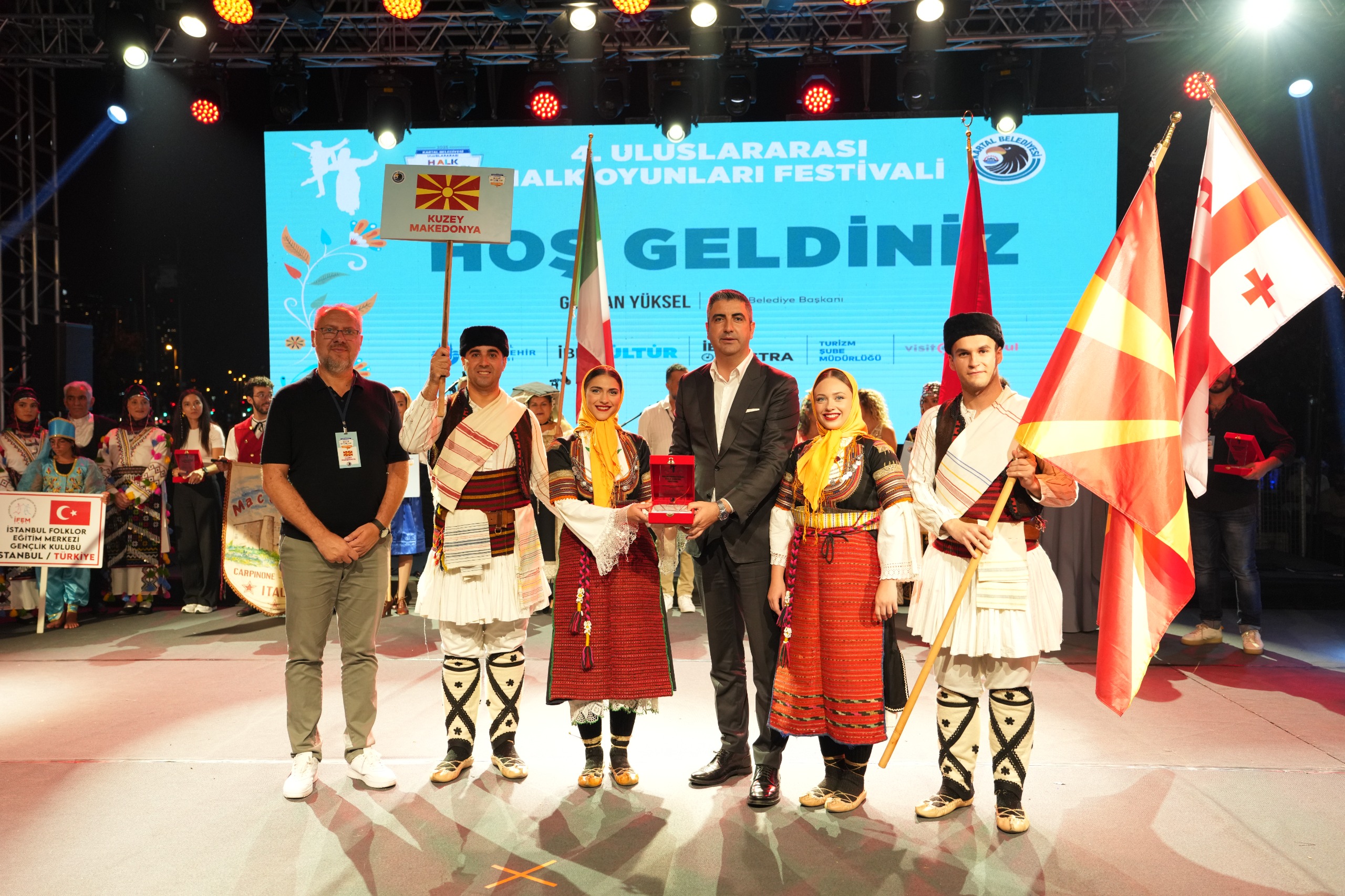 Kartal’da 4. Uluslararası Halk Oyunları Festivali, Görkemli Finalle Taçlandı