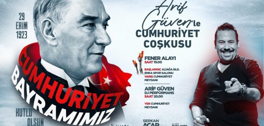 Aliağalılar Cumhuriyetin 102. Yılını Hep Birlikte Coşkuyla Kutlayacak