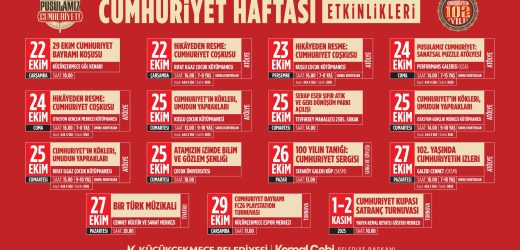 KÜÇÜKÇEKMECE 29 EKİM’E HAZIR