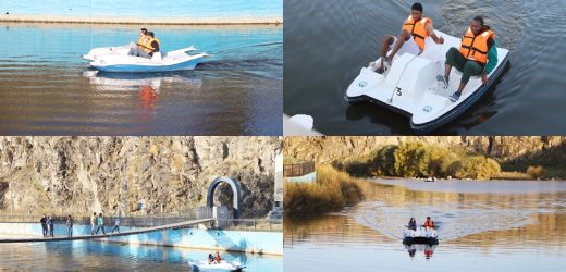 KURA NEHRİ’NDE VATANDAŞLARIN TEKNE KEYFİ OBJEKTİFLERE YANSIDI