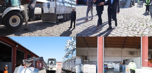 TBB, ARDAHAN BELEDİYESİNE ÇÖP KONTEYNERLERİ HİBE ETTİ