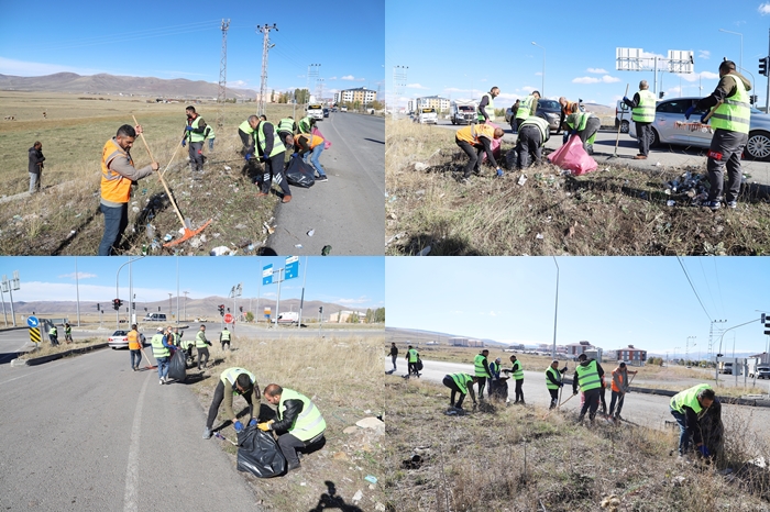 BELEDİYE EKİPLERİ’NİN HUMMALI TEMİZLİK SEFERBERLİĞİ SÜRÜYOR